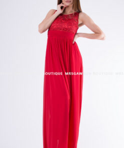 Sukienka58001-czerwona3 z napisem